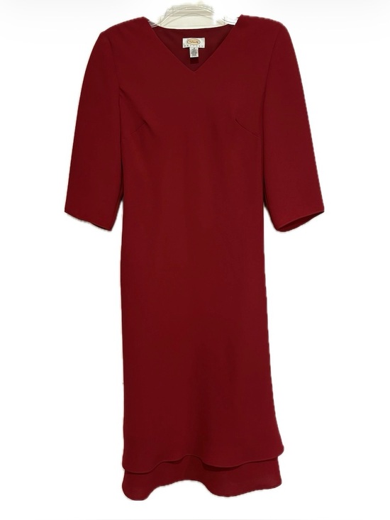 Talbots Dresses & Skirts - Talbots Petites Vintage Cranberry Red A-Line Dress Size 4P Fully Lined